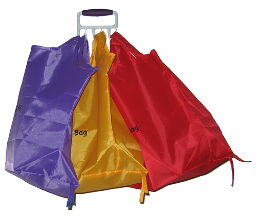 Red Yellow Purple Baggler Bags with Baggler