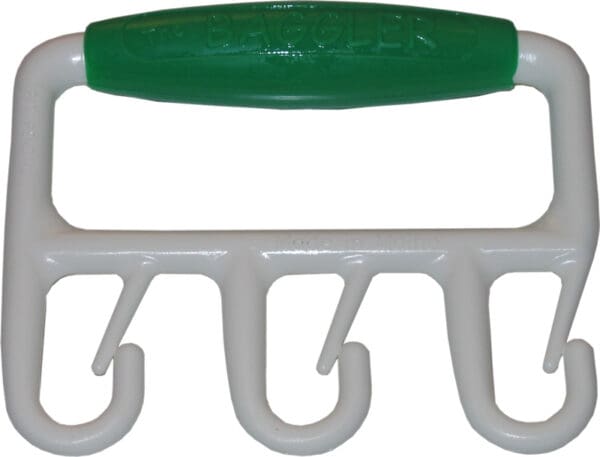 Green Handle, White Baggler