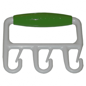 Lime Green Handle, White Baggler