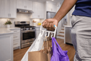 Why a Grocery Bag Carrier Handle Helps