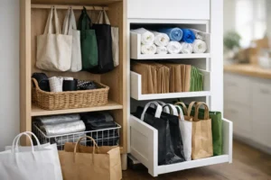 How to Organize Shopping Bags at Home