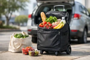 A Compact Grocery Carrying Solution That Works