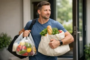 How to Carry Groceries One Trip Without Pain